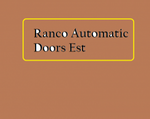 Ranco Automatic Doors Est