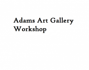 Adams Art Gallery Workshop