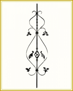 supply wrought iron balusters,ornaments,doors, windows, railings