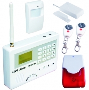Low cost GSM wired/wireless alarm system