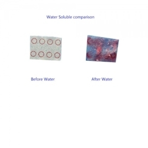 Anti-counterfeit Water Dissolvable Paper Sticker