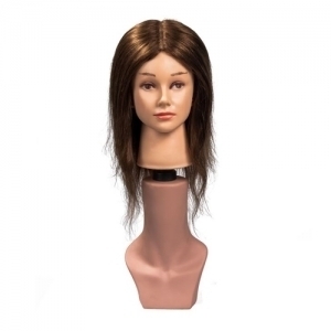 100 Percent Human Hair Training Doll Head For