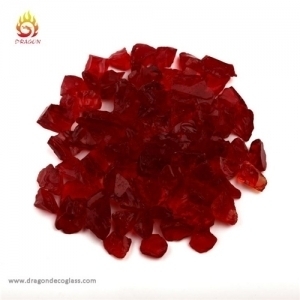 Red Home Decorative Crushed Glass And Recycled