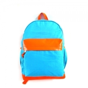 Childrens Plain Blue Rucksacks Backpack For