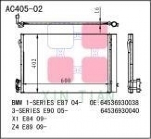 ISO/TS16949 Auto A/C Parts BMW 09- X1 E84 Air