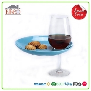 Plastic Tasting Wine Holder Plates And Melamine