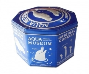 Blue Printing Biscuit Tin Box