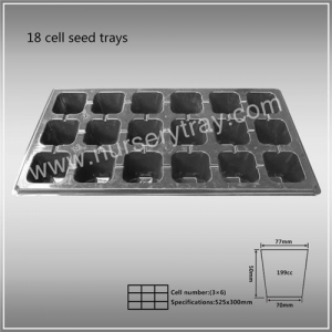 18 Cell Seed Trays