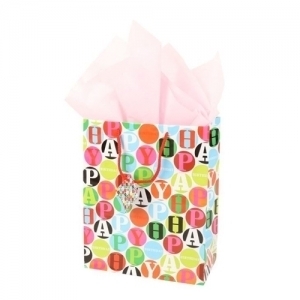 Birthday Gift Bags Flower Paper Gift Bag With