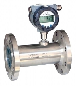 Liquid Turbine Flow Meter Senosr Measures Water