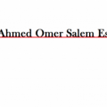 Ahmed Omer Salem Est