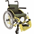 Folding Aluminium Alloy Children Wheelchair