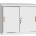 Short Steel Sliding Door Stationary Cupboard