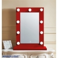 Rose Table Top Hollywood Makeup Mirror